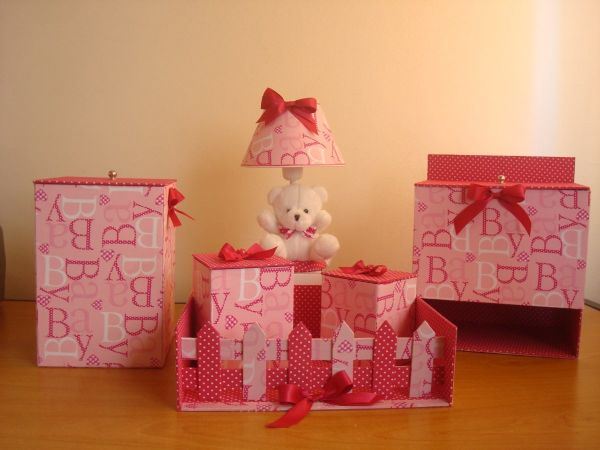 kit higiene baby ursinha rosa